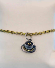 Load image into Gallery viewer, Chain Link Charm Bracelet -  Brass
