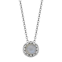 Load image into Gallery viewer, Dazzle Pendant Necklace, Blue Rainbow Moonstone - Samuel B