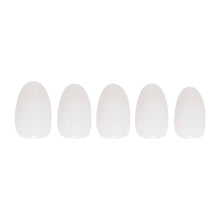 Load image into Gallery viewer, White Swan Press-On Nails | Short Oval Solid Holiday Nails