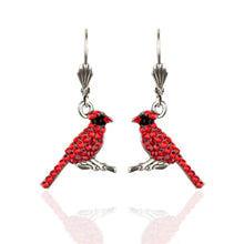 Load image into Gallery viewer, Anastasia Crystal Cardinal Earrings - Anne Koplik