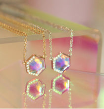 Load image into Gallery viewer, Stardust Angel Aura Quartz Necklace - Chloe and Lois