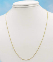Load image into Gallery viewer, Thin Adjustable Cable Chain - 14K Yellow Gold