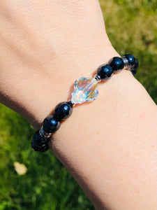 Evelyn Bracelet - Black Mystic Agate