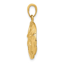 Load image into Gallery viewer, Sand Dollar Charm Pendant - 14K Yellow Gold