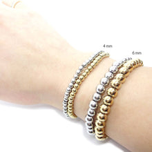 Load image into Gallery viewer, Beaded Ball Stretch Bracelet Stack