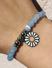 Load image into Gallery viewer, Enamel Daisy TJazelle H.E.L.P Charm Bracelet