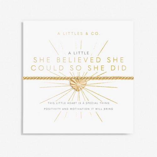 A  Little “She Believed She Could So She Did” - Katie Loxton Bracelet