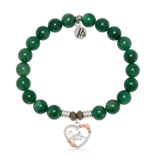Load image into Gallery viewer, Sister Heart Charm Silver Bracelet- TJazelle