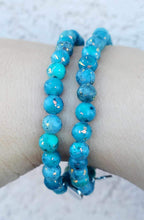 Load image into Gallery viewer, Radiate Light Blue Opal Jade Stacker - TJazelle HELP Collection