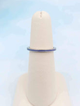 Load image into Gallery viewer, Thin Enameled Sterling Silver Ring
