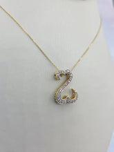 Load image into Gallery viewer, Jane Seymour Open Heart Diamond Pendant &amp; Chain - 14K Yellow Gold- Estate