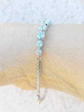 Load image into Gallery viewer, Fancy CZ Bracelet - Sterling Silver