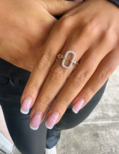 Load image into Gallery viewer, Diamond PaperClip Ring
