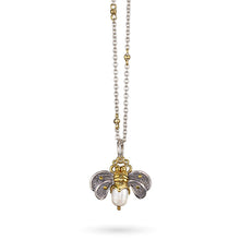 Load image into Gallery viewer, 24” Brass and Gold Beaded Chain-Waxing Poetic