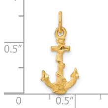 Load image into Gallery viewer, Anchor Small Pendant - 14K Yellow Gold
