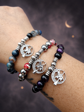 Load image into Gallery viewer, "Witch" Infinite Steel Charm Bracelet - TJazelle Limited Edition Halloween Collection