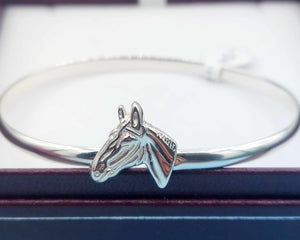 Horse - Sterling Silver Bangle