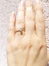 Load image into Gallery viewer, Petite Pear Diamond Ring - 14K Yellow Gold