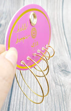 Load image into Gallery viewer, Hello Hoops- Set of 3 Gold Plated