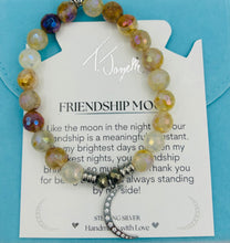 Load image into Gallery viewer, Friendship Moon Beaded Bracelet - TJazelle