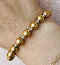 Load image into Gallery viewer, Gold Pearl Count Your Blessings Bracelet-Blessing Bracelet