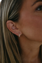 Load image into Gallery viewer, Honeycomb Huggie Hoop Earrings - Chloe and Lois