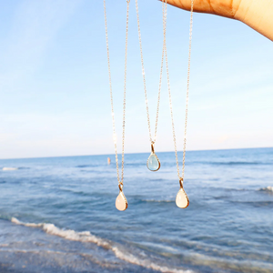 Moonstone Stone Charm Necklace - TJazelle