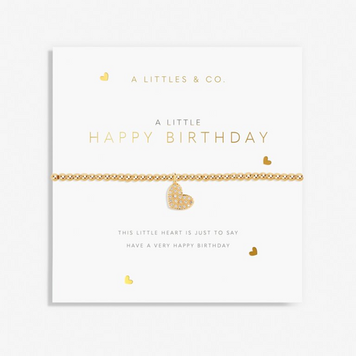 Happy Birthday - Gold Katie Loxton Bracelet