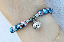Load image into Gallery viewer, Pumpkin Silver Charm Bracelet - TJazelle