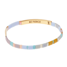 Load image into Gallery viewer, Good Karma Miyuki Bracelet | Be Fierce - Lavender/Gold