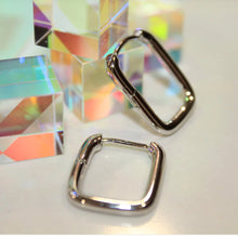 Load image into Gallery viewer, Bubble "Rectangle" Hoop Earrings - Chloe and Lois