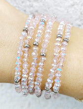 Load image into Gallery viewer, Light Pink AB with Silver Accents - Crystal Stacker