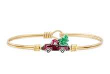Load image into Gallery viewer, Holiday Red Truck Bangle Bracelet- Luca and Danni