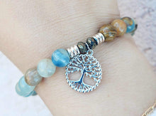 Load image into Gallery viewer, "Family Tree" Silver Charm Bracelet - TJazelle