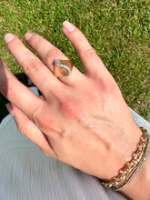 Load image into Gallery viewer, Vintage Shell Dome Diamond Ring - 10K Yellow Gold - Estate