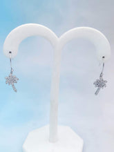 Load image into Gallery viewer, CZ Palm Tree Earrings - Sterling Silver