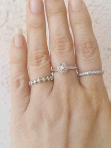 Quatrefoil Silver Ring