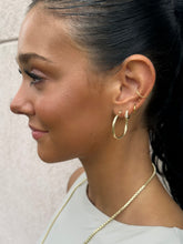 Load image into Gallery viewer, Braided Hoops - 14K Yellow Gold
