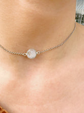 Load image into Gallery viewer, Gemstone Choker - Rainbow Moonstone