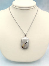 Load image into Gallery viewer, Floral Locket - Sterling Silver