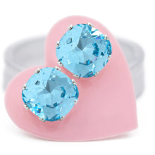 Load image into Gallery viewer, Aqua Cushion Bling -  JoJoLovesYou