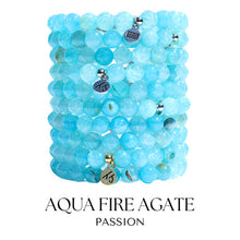 Load image into Gallery viewer, &quot;Passion&quot; Aqua Fire Agate Stacker - TJazelle