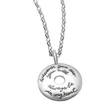 Load image into Gallery viewer, "Always In My Heart" Necklace - Sterling Silver