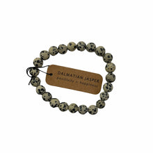 Load image into Gallery viewer, Dalmatian Jasper- Positivity and Happiness Bracelet