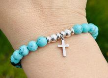 Load image into Gallery viewer, Cross Charm Bracelet - TJazelle HELP Collection