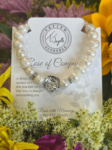 Pearl "Rose of Compassion" Bracelet - TJazelle