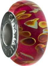 Load image into Gallery viewer, Pink lemonade Murano Glass - Chamilia Bead