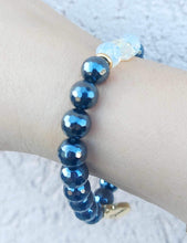 Load image into Gallery viewer, Adrian - Mystic Black Agate Bracelet