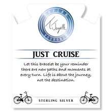 Load image into Gallery viewer, "Just Cruise" Silver Charm Bracelet - TJazelle