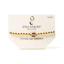 Load image into Gallery viewer, Football Bracelet- Soul Stacks